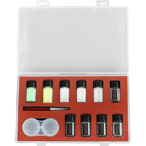 Kit de poudre luminescente multifonction complète avec liquide de mélange et poudre fluorescente phosphorescente pour montre (1/5)