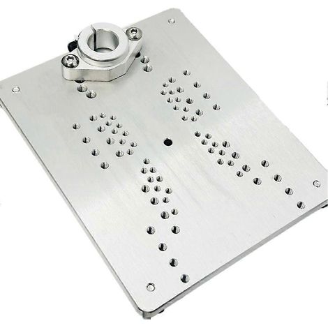 Plaque de base pour petite perceuse d'établi, étau, plate-forme de perçage, plaque de base pour perceuse à colonne, plaque de base pour perceuse à colonne 13 mm (1/5)