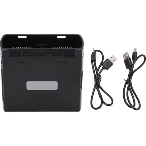 Chargeur Bidirectionnel Intelligent pour Batteries DJI MINI 2 et MINI SE - Hub de Recharge Double Fonction (Noir) (1/5)