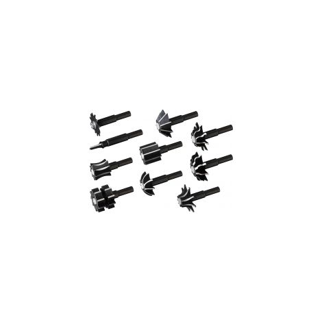 Brocas para madera para taladros, juego de 10 brocas HCS OUTIFRANCE