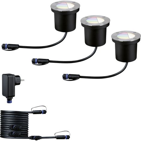Paulmann Boden Einbauleuchten Starterset RGBW 94275 Beleuchtungssystem Plug & Shine ZigBee LED 3. (1/5)