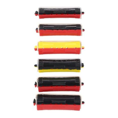 Lot de 36 rouleaux de permanente pour salon de coiffure, rouleau à friser, bande en caoutchouc, pince à cheveux, outil de coiffure, taille mixte, couleur aléatoire (1/3)