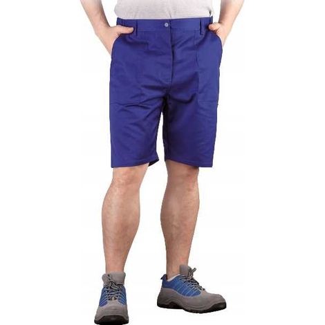 Blaue YES-TSNXL Schutzhose mit kurzem Bein (1/5)