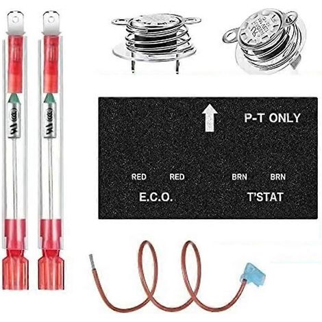 Kit de disjoncteur thermique pour chauffe-eau de VR 93866 avec kit de composants de thermostat ECO, compatible avec 93866 914 (1/5)