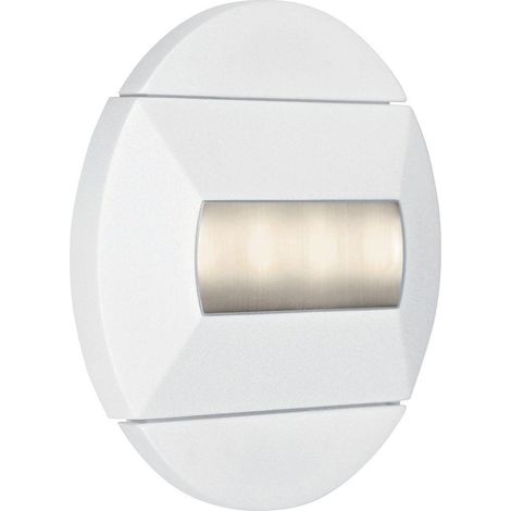 Spot Encastré Mur BALIZ rond fixe blanc LED intégrée 0,46W 3000K 32lm ARIC 5242 (1/3)