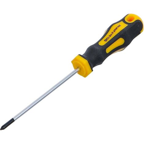 Tournevis Cruciforme PH0 - Lame 80 mm - Acier, Manche Ergonomique - Précision et Confort,  - D-Work
