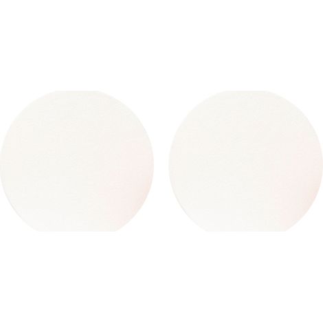 Sponge De Maquillage Ronde - Grande Taille 6,5 Cm - Pour Fond De Teint Crème Poudre Fard À Joues Ombre À Paupières - Réutilisable Lavable - Lot De 2 (1/5)