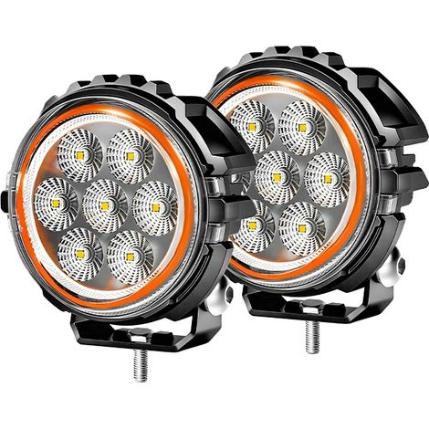 Luz de trabajo, foco/proyector, diseño impermeable, luz redonda de 4 pulgadas. (1/2)