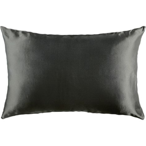 Taie d'oreiller en soie double face, en pure soie de mûrier, disponible en plusieurs tailles. (1/5)