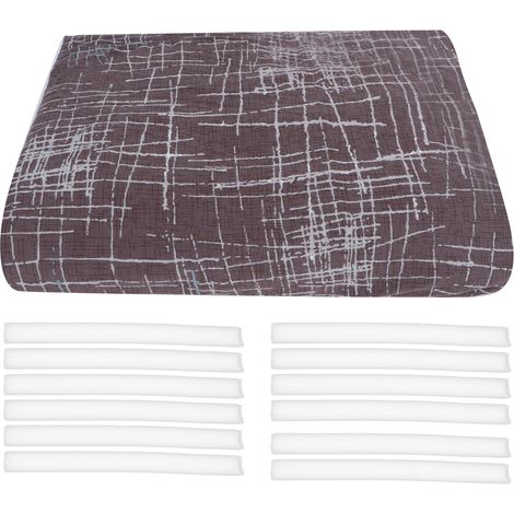 Housse de canapé extensible Polyester 4 places Protection meubles antidérapante lavable en machine style nordique confortable (1/5)