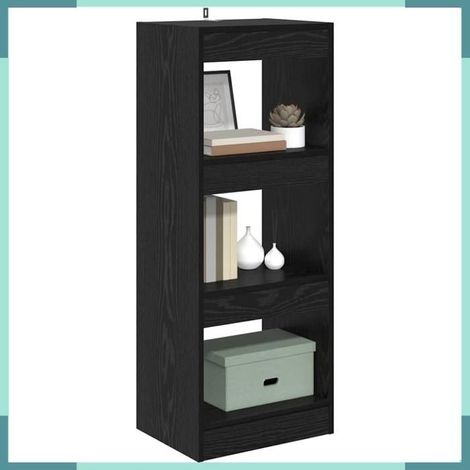 880455 Bibliothèque Chêne noir 40 x 30 x 103 cm Bois d'ingénierie (1/5)