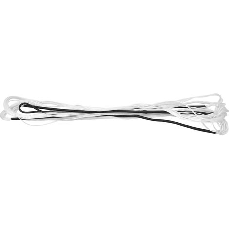 Einheit universelle Nylon-Bogensehne für Compoundbögen, Jagd- und Bogenschießzubehör (schwarz-weiß, 70 Zoll) (1/5)