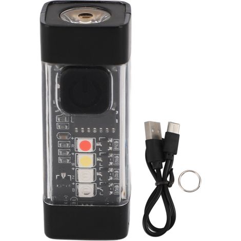 lampe torche rechargeable USB C étanche et haute luminosité (1/4)