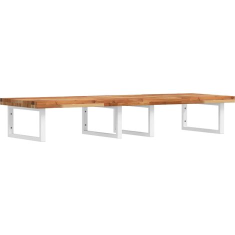 Maison Exclusive - Waschbeckenregal Wandmontage Stahl und Akazien