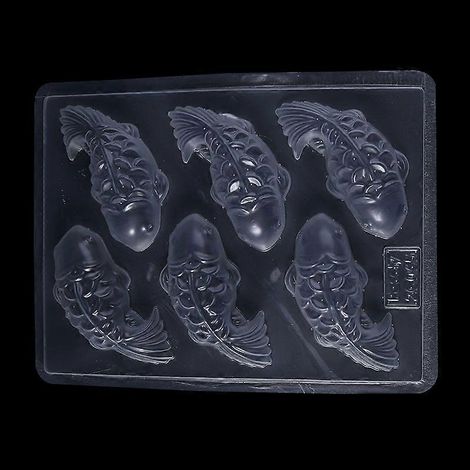 3D-Koi-Fisch-Kuchenform aus Kunststoff, Schokoladenform, Geleeform, handgefertigte Zuckerdekorform zum Selbermachen (1/5)