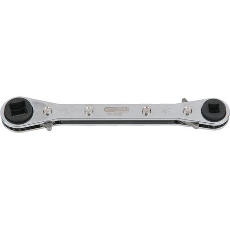 KS Tools - Clé à cliquet réversible 4 en 1 pour climatisation - 130.0122