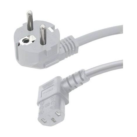 Cavo IEC HAWA 1008237 Grigio 2.00 m