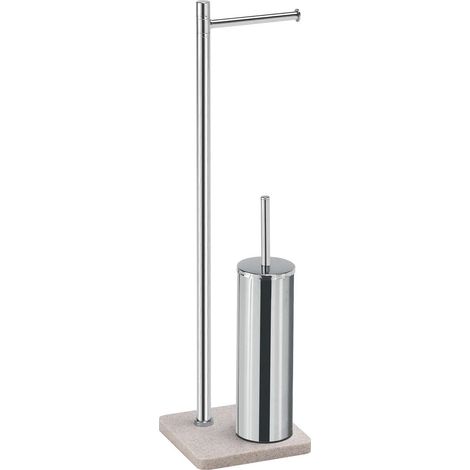 GEDY Piantana Portarotolo E Porta Scopino Artu' Beige (1/4)