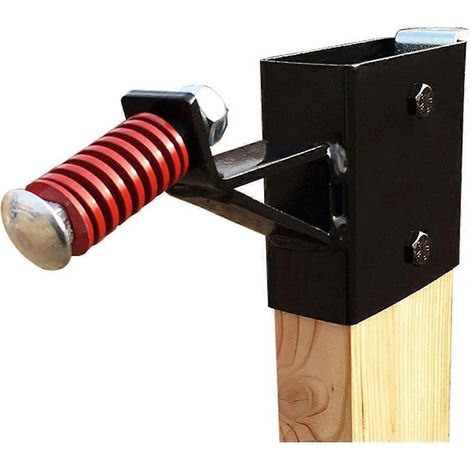 Zielscheibenständer mit höhenverstellbarem Fuß, AR500-Stahlstange, Stahlgong, Umrüstadapter (1/5)
