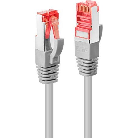 LINDY 47704 RJ45 Netzwerkkabel, Patchkabel CAT 6 S/FTP 2.00 m Grau mit Rastnasenschutz 1 St. (1/3)