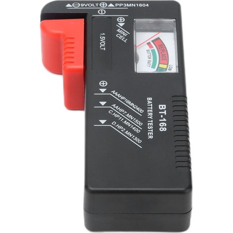 Testeur de capacité de batterie Pointer BT168, testeur de batterie portable pour piles 1,5 V et 9 V (1/5)