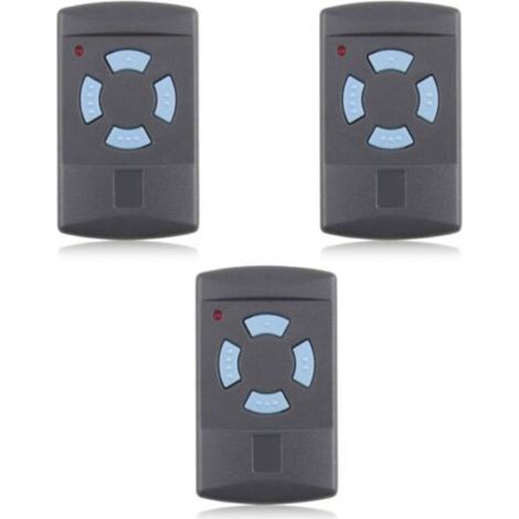 Télécommande de Garage HSM4 868 MHz télécommandes , 4 Boutons Couleur Bleue Remplacer Les émetteurs Hormann 868 MHz HS4 HSM2 HSP4 868 HS1 868 Tubauto HSM4 868 Tubauto HS4 868Fréquence , 3PACK (1/5)