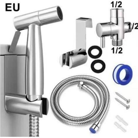 Bidet-Duschkopf, Hochdruck-WC-Duschkopf, Bidet-Duschkopf aus Edelstahl (1/4)