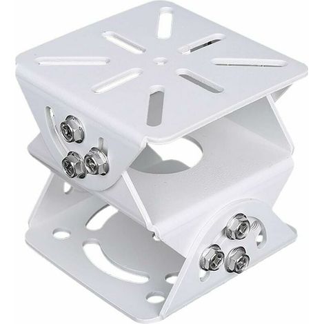 Support caméra de sécurité universel, support 3 axes réglable, base en métal solide, connecteur adapté à l'installation de caméras CCTV (1/5)