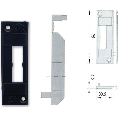 Cisa 06287-27-0 Contropiastra Nylon