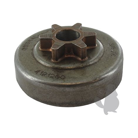 Pignon étoile 6 Dents 3/8 Lp (sans Roulement) Pour Tronçonneuses Cx35, 40, 45, 330, 380 Origine Stiga.