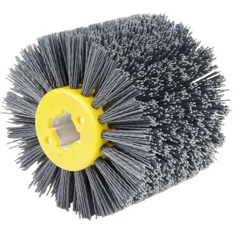BUNTHAUS Brosses Abrasives Ø120mm pour Polissage et Nettoyage, Nylon et Fibre, Roue de Décrassage Noire – Haute Efficacité (1/5)