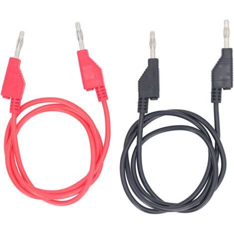 Cavi di prova con connettore a banana, cavi flessibili impilabili da 4 mm, filo di collegamento elettrico (1/5)