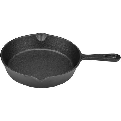 Poêle à frire vintage en fonte de 20 cm, antiadhésive et brûlée (20 cm) (1/5)