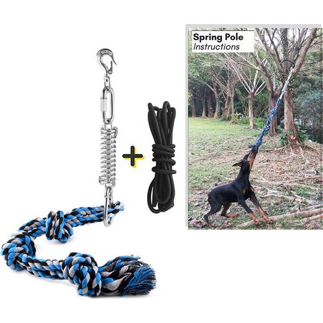 Jouet à mâcher en corde pour chien, jouet de tir à la corde d'extérieur, adapté à l'exercice canin. (1/5)