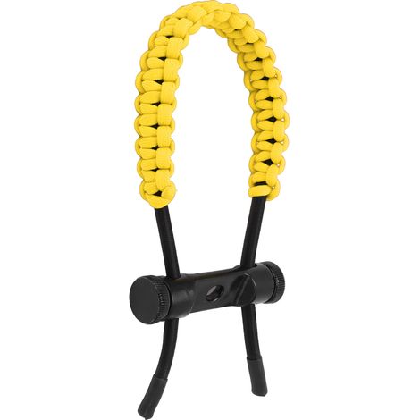 Dragonne de poignet pour arc à poulies, cordon tressé réglable, jaune (1/5)