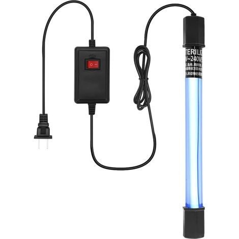 pour Aquarium 11W, 220-240V Stérilisateur UV étanche,avec Minuterie,Stérilisateur UV pour la Maison,pour Le Nettoyage des Aquariums,Piscines,Bol à Poissons (1/3)