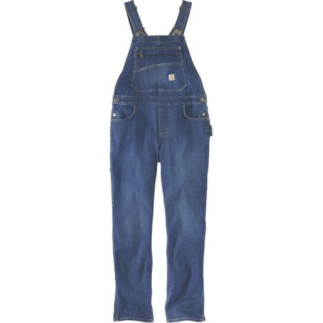 Salopette femme denim stretch CARHARTT 106002 - Bleu foncé - S