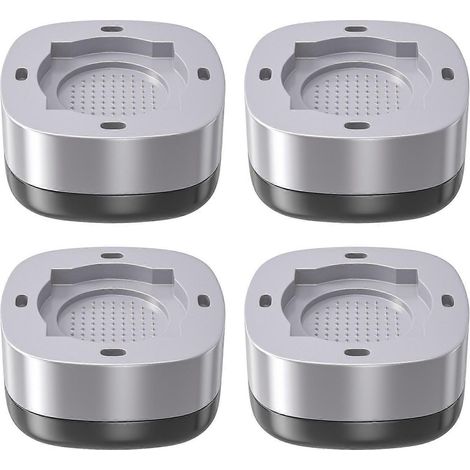 Lot de 4 patins antidérapants pour pieds de lave-linge et sèche-linge : réduction des chocs et du bruit. (1/5)