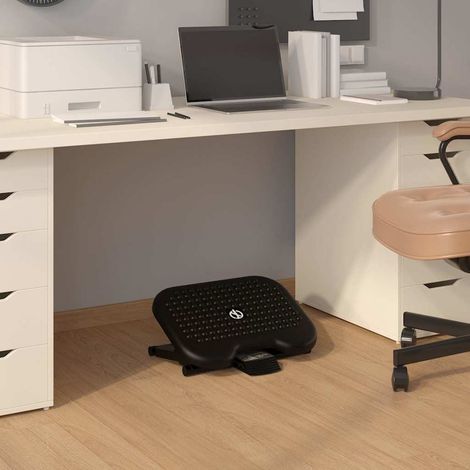 vidaXL Repose-pieds Noir 46x34,5x11 cm (1/5)