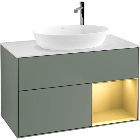 Villeroy & Boch F901HFGM Meuble sous-lavabo Finion F90 (1/2)