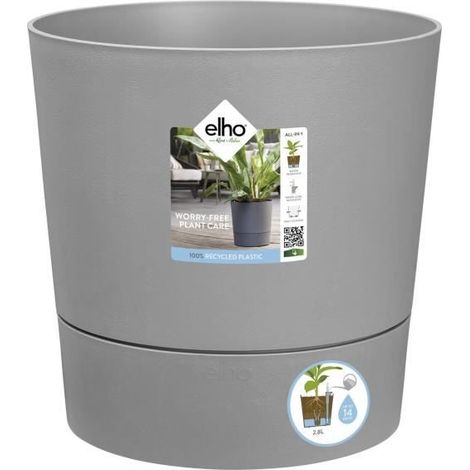 Pot Greensense Aqua Care Rond 30cm Hellzement - Elho (1/2)