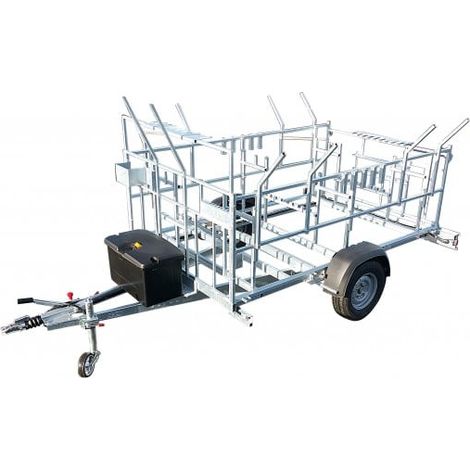 Altrad – Remorque voiture AERIS 80 m² – Longueur 4,70 m – Charge utile 930 kg – Structure acier galvanisé – Freinage inertiel conforme