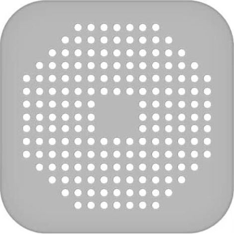 Filtre à cheveux pour douche Gris ou blanc Filtre en silicone pour lavabo , baignoire et douche - Bouchon en caoutchouc pour salle de bain et cuisine (gris) (1/4)