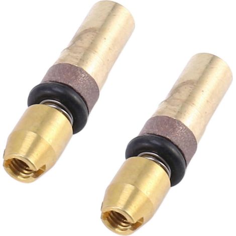 Deux têtes de piston à trois étages en cuivre haute pression, compatibles avec les composants de piston de pompe haute pression de 6 mm et 30 MPa. (1/5)