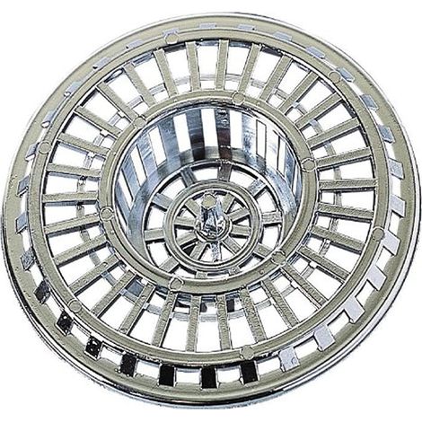Wirquin – Grille anti-déchets 70 mm pour bonde d'évier – Empêche les débris de bloquer les canalisations – Utilisation salle de bain et douche (1/2)