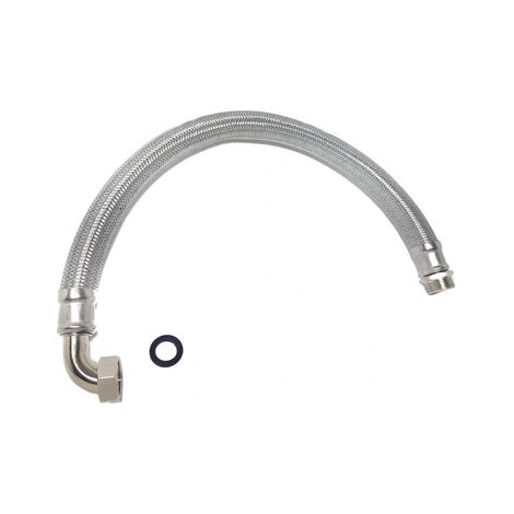 Tubo antivibrante HWA 600mm 1' con gomito - OM-WA 600