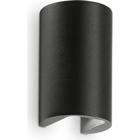Ideal Lux Apollo - Applique murale d'extérieur à 2 ampoules LED Noir IP44 (1/2)