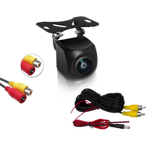 Caméra de recul HD 158° étanche IP67 pour voiture, objectif fisheye grand angle avec support métallique adjustable, vision de nuit (1/5)