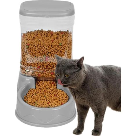 Distributeur Automatique Animaux - Gamelle Automatique Chat - Distributeur De Nourriture pour Chat/Chien