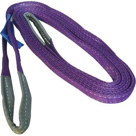 eslinga plana. capacidad de carga. ancho 30mm. longitud 3m. morado. 1000 kg - patacho
